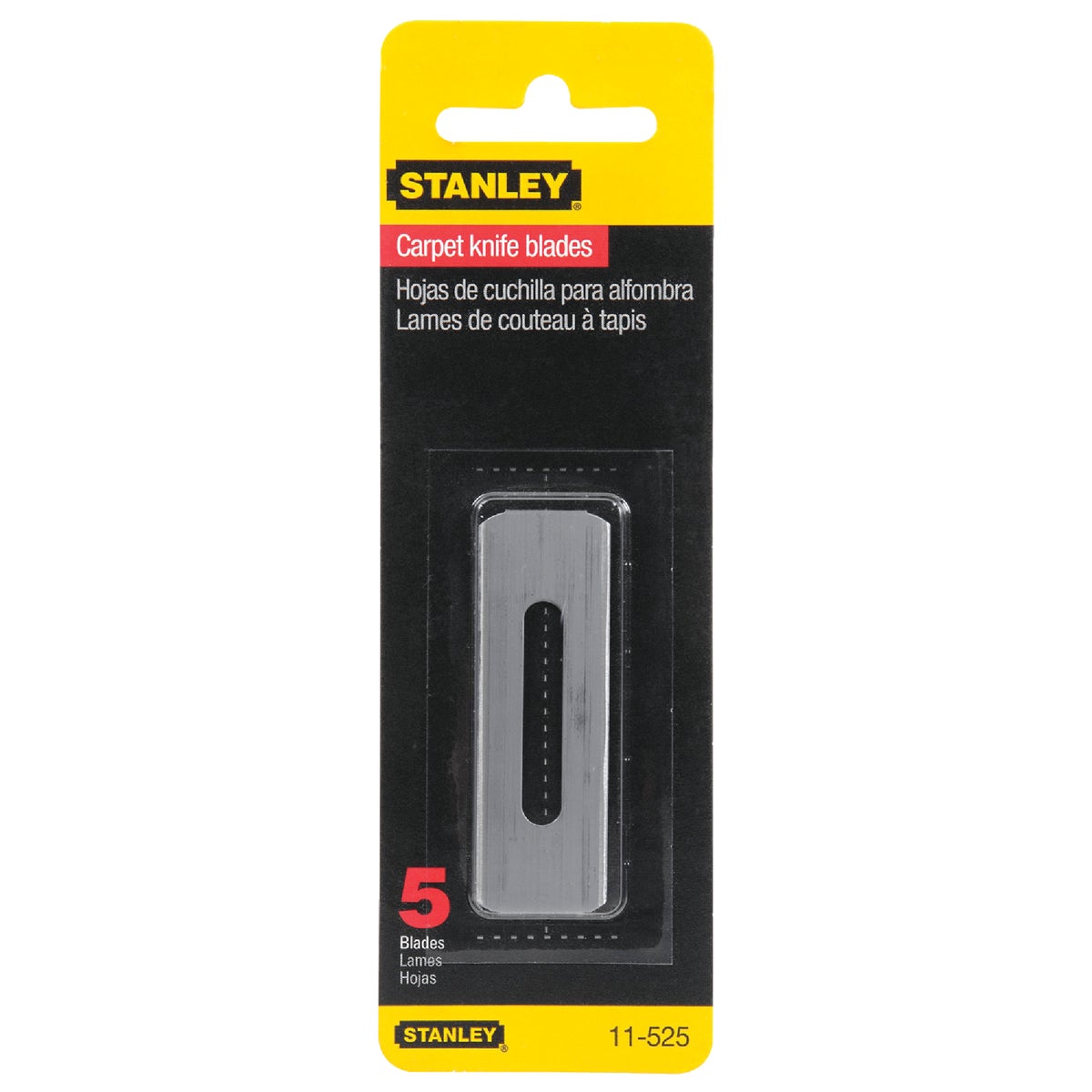 Stanley Double Edge Slotted 2-1/4 In. Carpet Knife Blade (5-Pack) Image 2