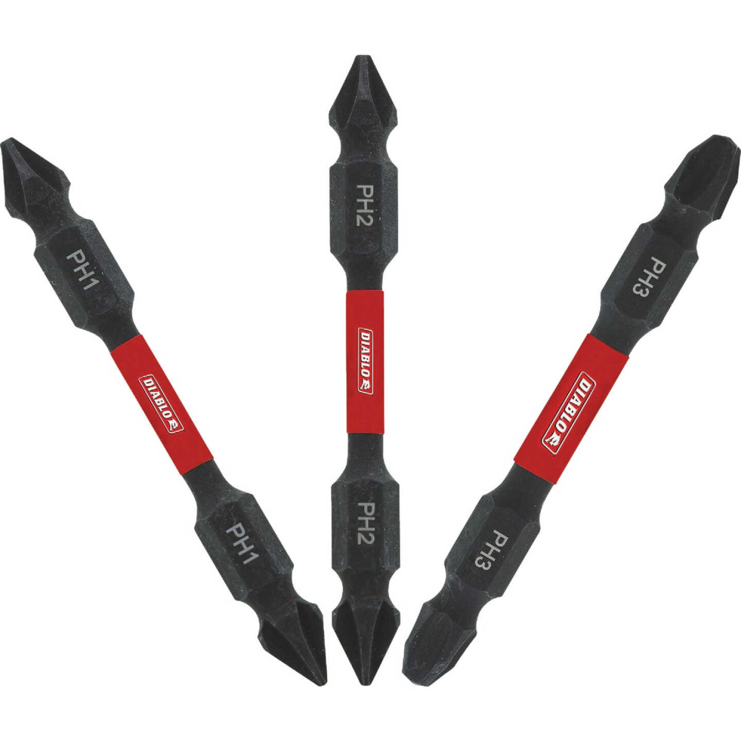 Diablo 2-1/2 In. Double-Ended Phillips Screwdriver Bit Set, Bulk Image 1