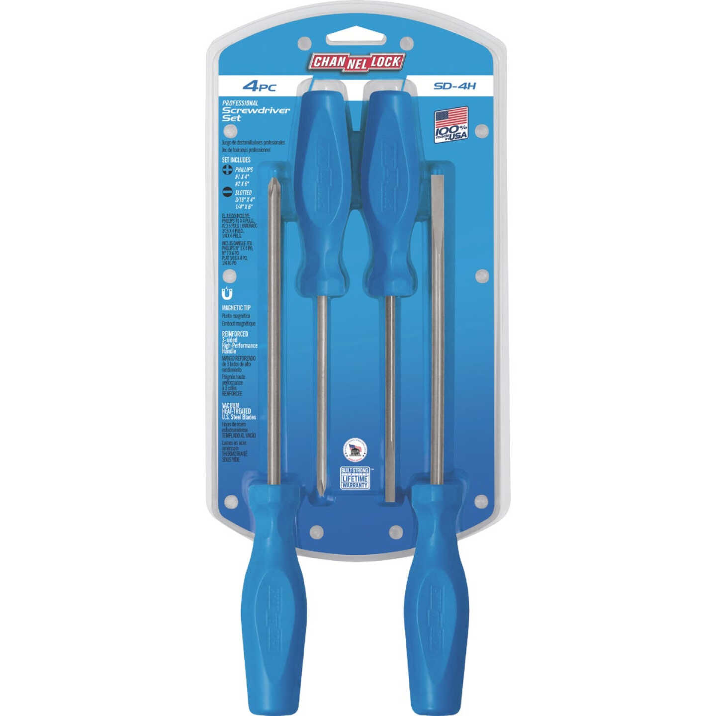 Channellock Standard Screwdriver Set (4-Piece) Image 3