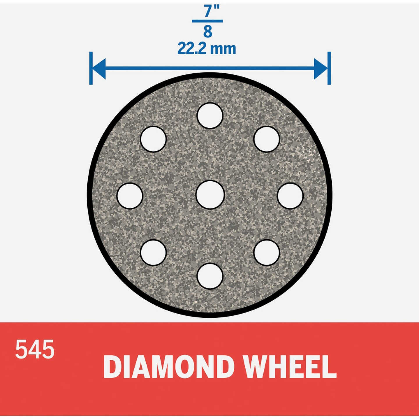 Dremel 1/8 In. Diamond Wheel Image 3