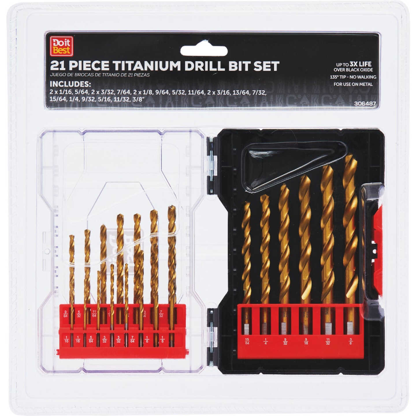 Do it Best Titanium Drill Bit Set (21-Piece) Image 1