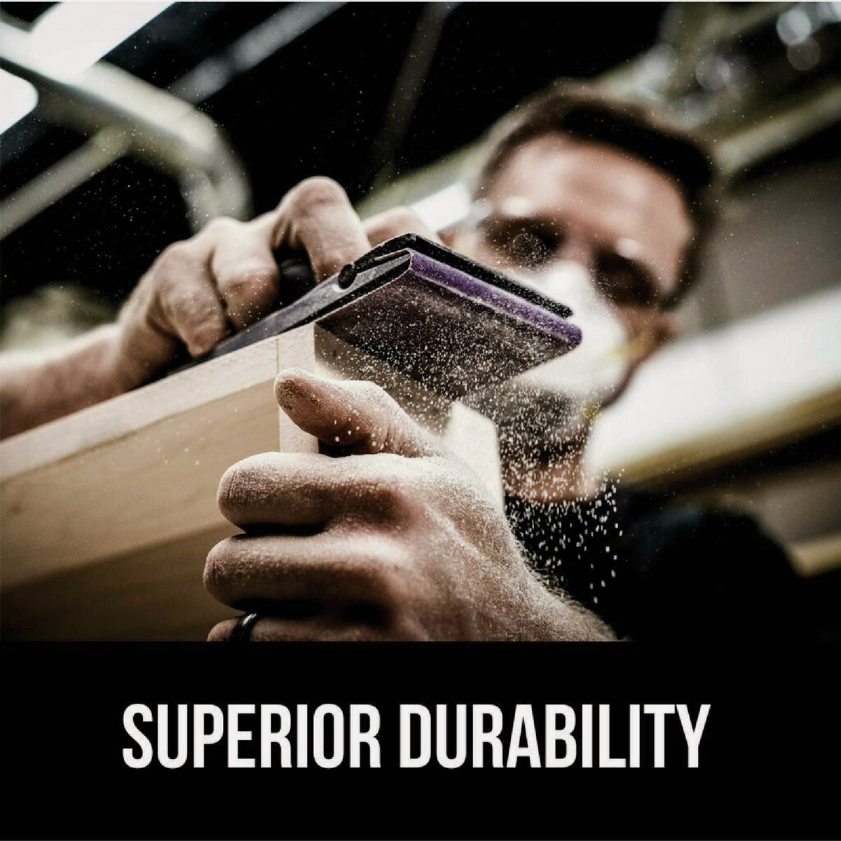 3M Pro Grade Precision 9 In. x 11 In. 220 Grit Sandpaper Sheet with No-Slip Grip Backing (3-Pack) Image 3