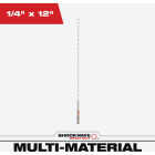 Milwaukee SHOCKWAVE 1/4 In. x 12 In. Impact Duty Carbide Multi-Material Hex Shank Drill Bit Image 1