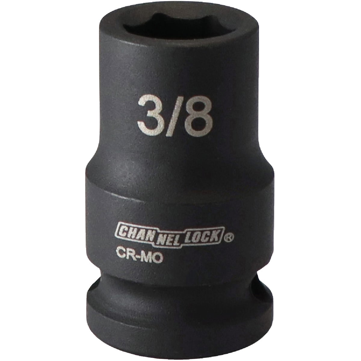 Channellock 3/8 In. Drive 3/8 In. 6-Point Shallow Standard Impact Socket Image 1