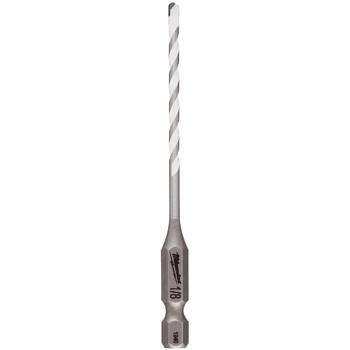 Milwaukee SHOCKWAVE 1/8 In. x 3-1/2 In. Impact Duty Carbide Multi-Material Hex Shank Drill Bit Image 1
