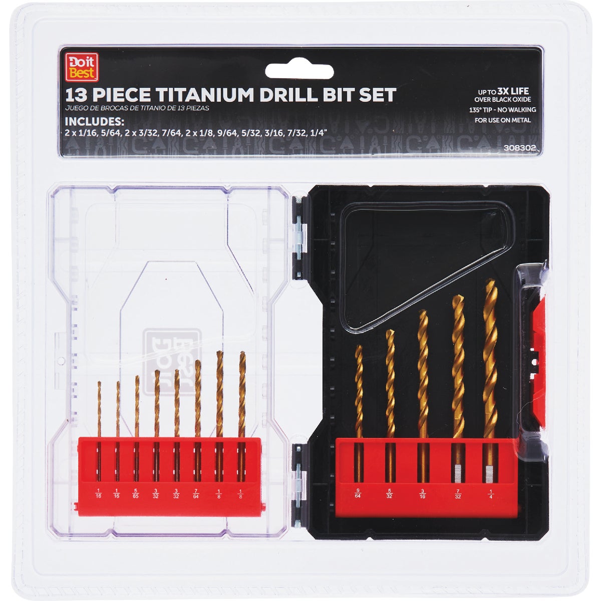 Do it Best Titanium Drill Bit Set (13-Piece)