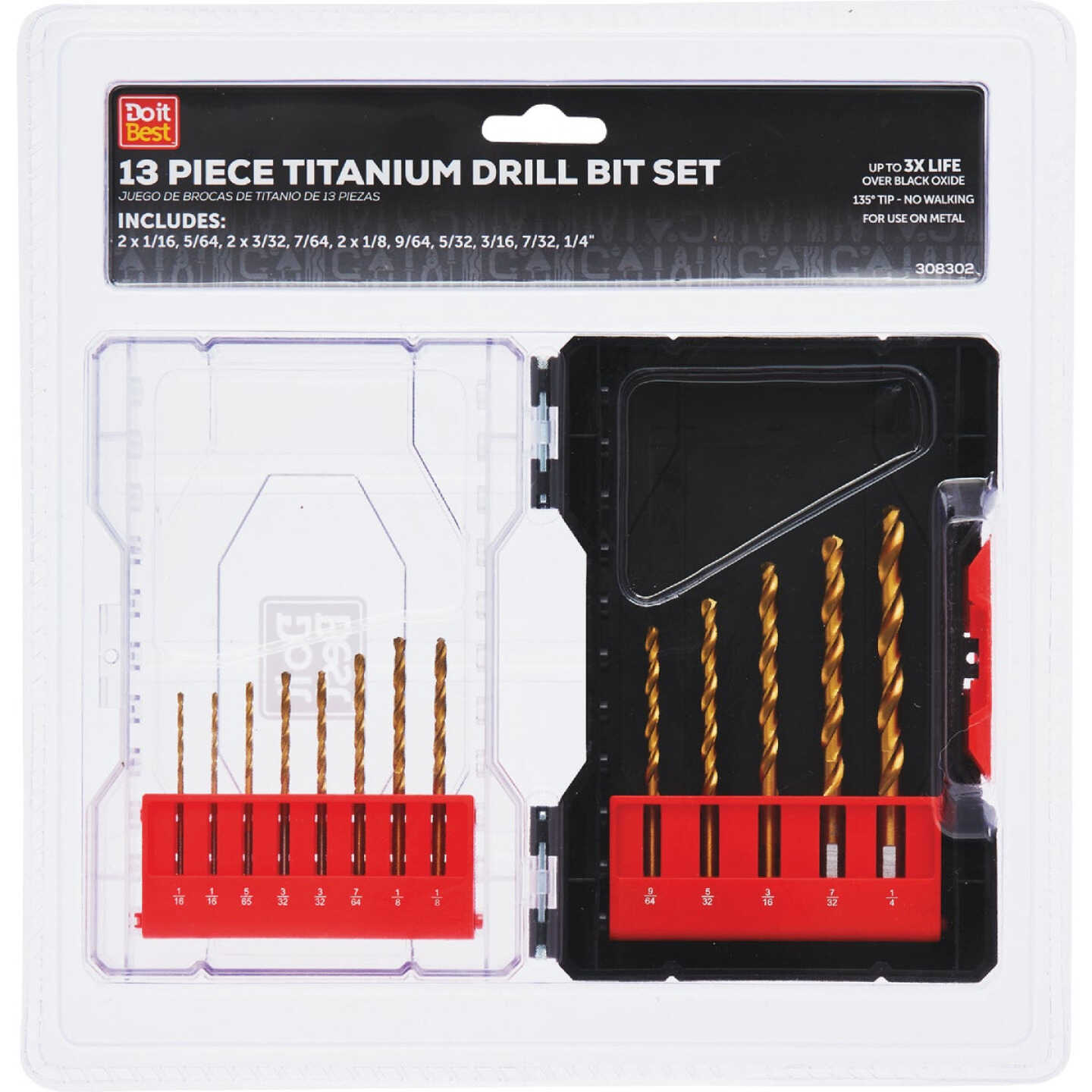 Do it Best Titanium Drill Bit Set (13-Piece) Image 1