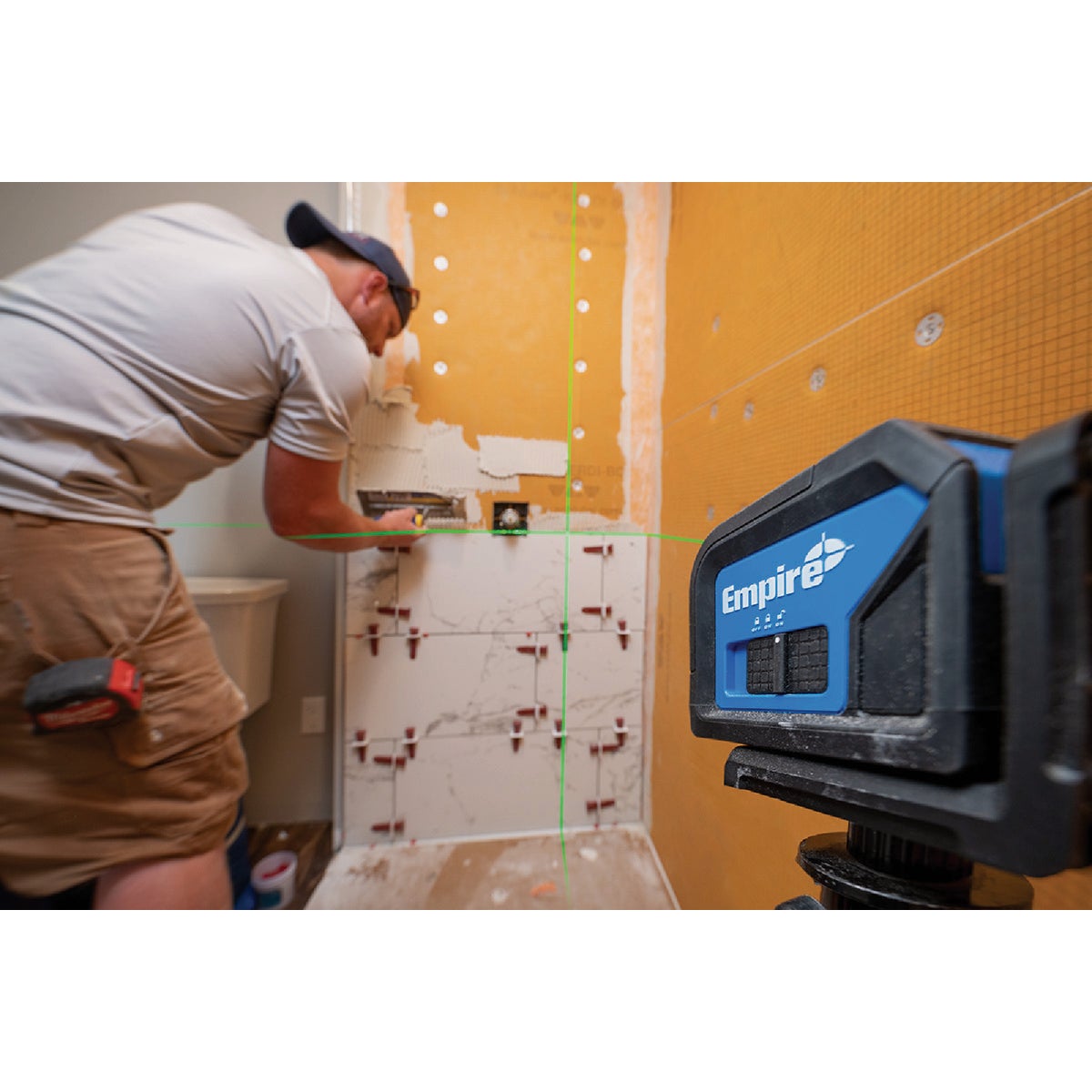 Empire 75 Ft. Green Self-Leveling Cross Line Laser Image 2