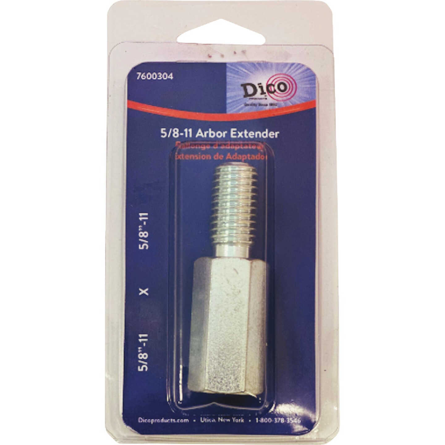 Dico 5/8 In.-11 x 5/8 In.-11 Angle Grinder Arbor Extender Image 1