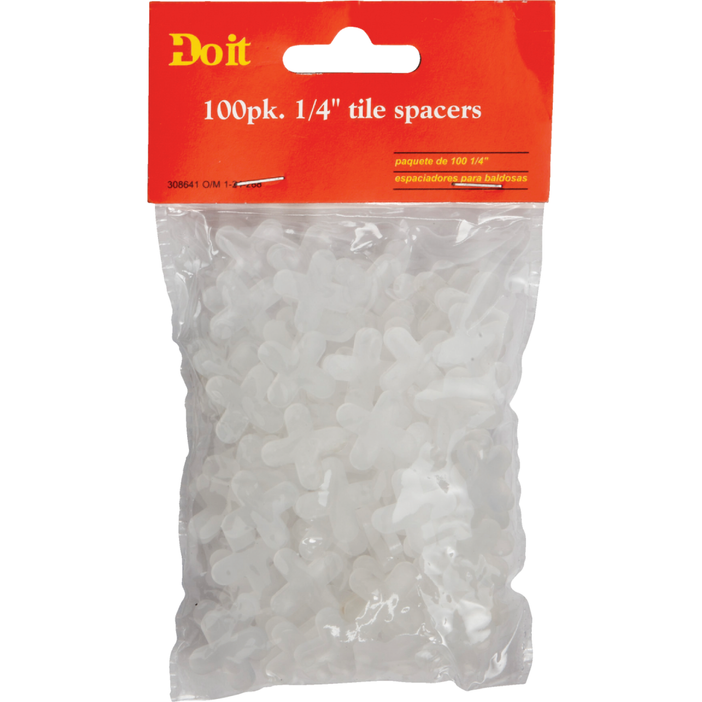 Do it 1/4 In. White Hard Tile Spacers (100-Pack) Image 1