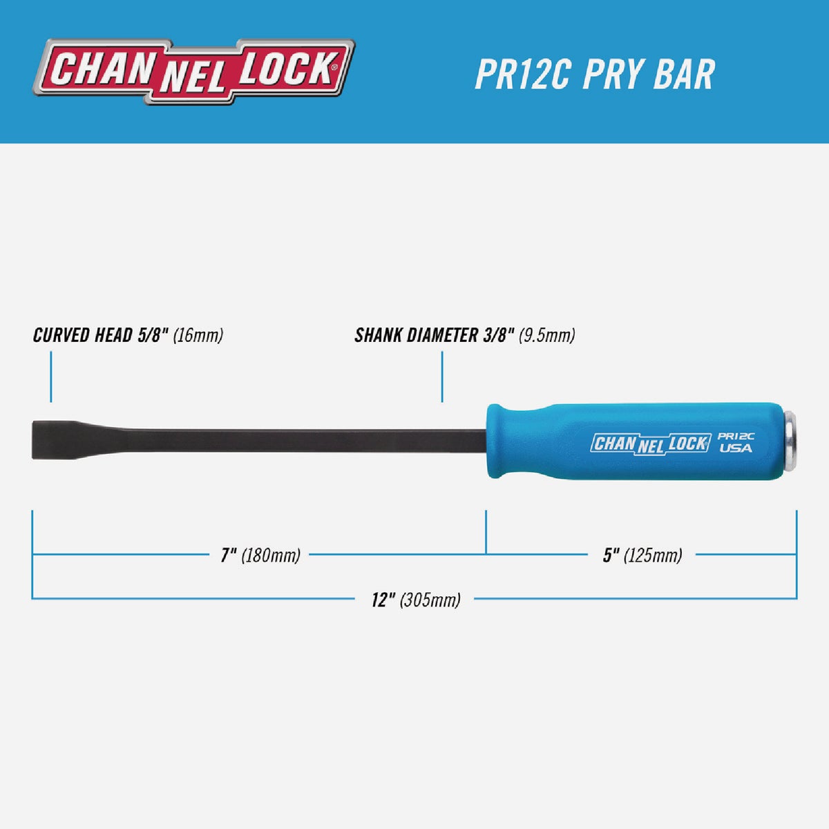 Channellock 12 In. Professional Pry Bar Image 2