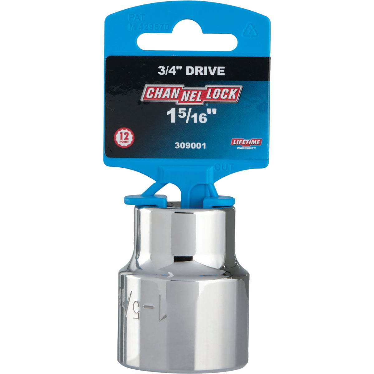 Channellock 3/4 In. Drive 1-5/16 In. 12-Point Shallow Standard Socket Image 2