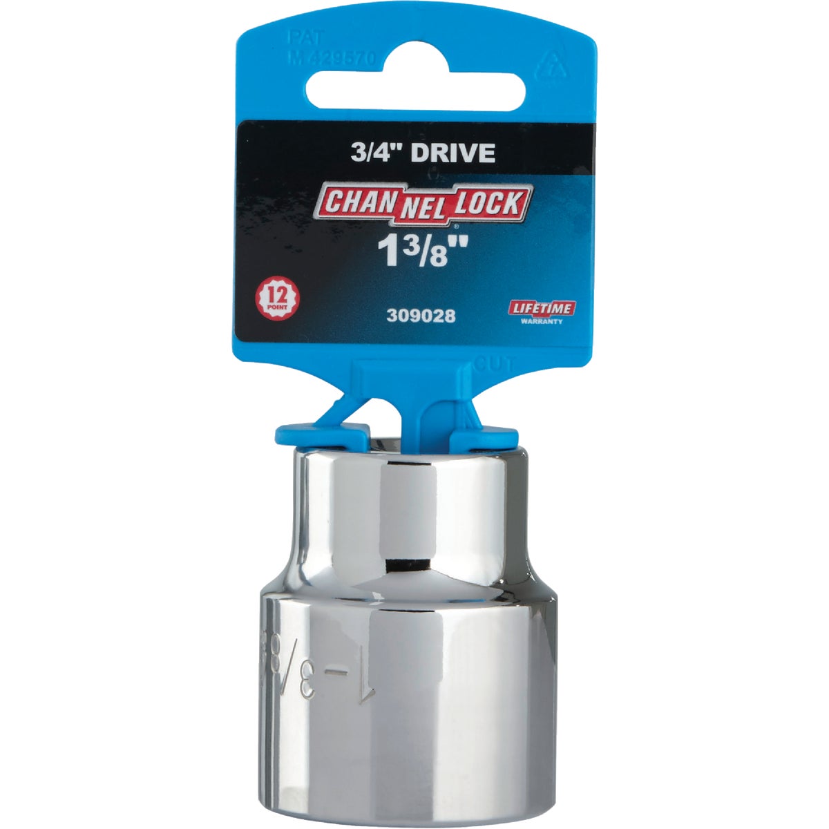 Channellock 3/4 In. Drive 1-3/8 In. 12-Point Shallow Standard Socket Image 2