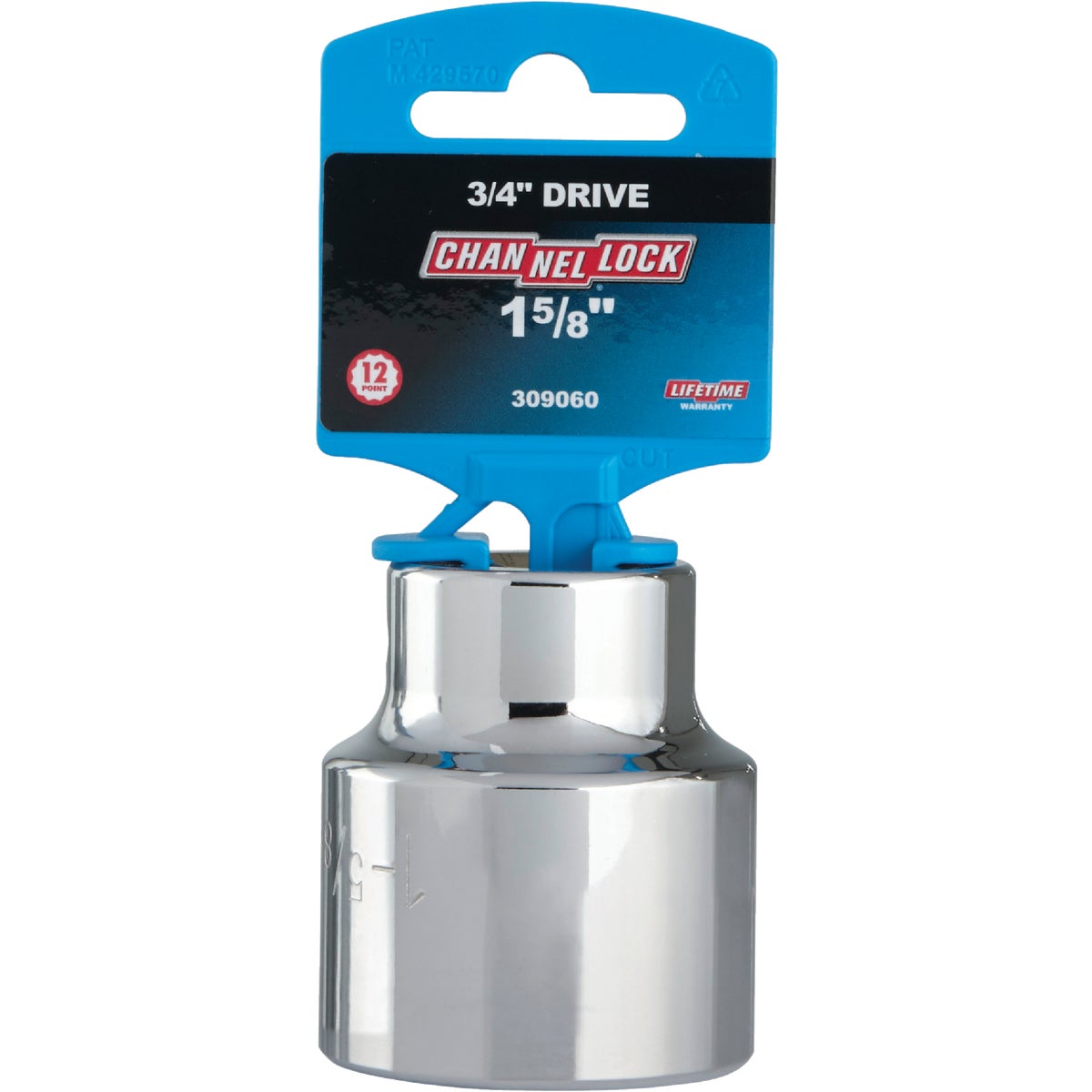 Channellock 3/4 In. Drive 1-5/8 In. 12-Point Shallow Standard Socket Image 2