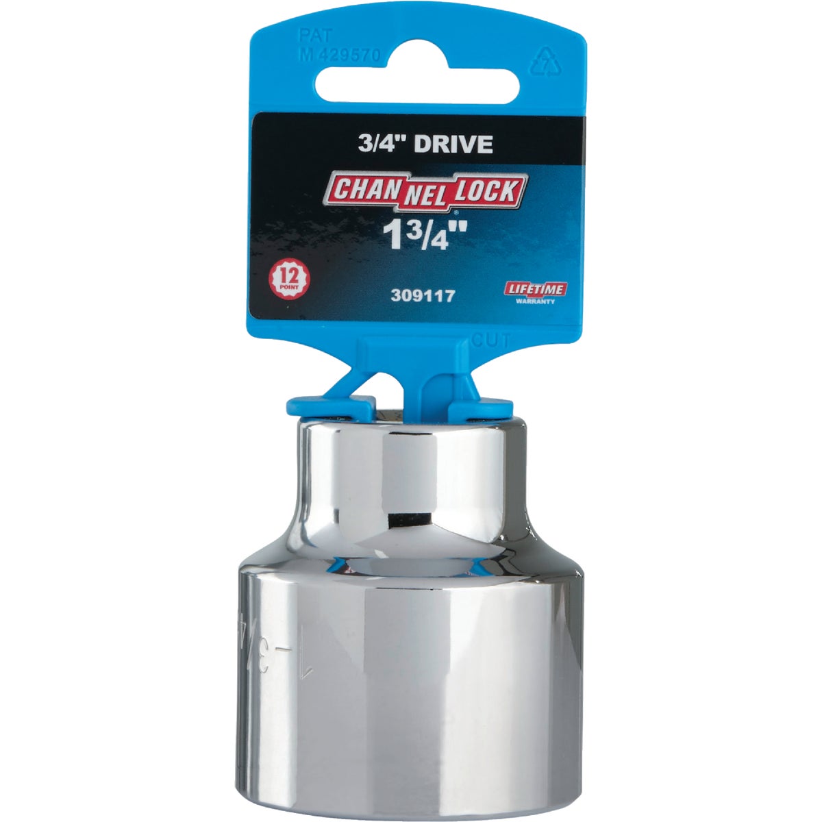 Channellock 3/4 In. Drive 1-3/4 In. 12-Point Shallow Standard Socket Image 2