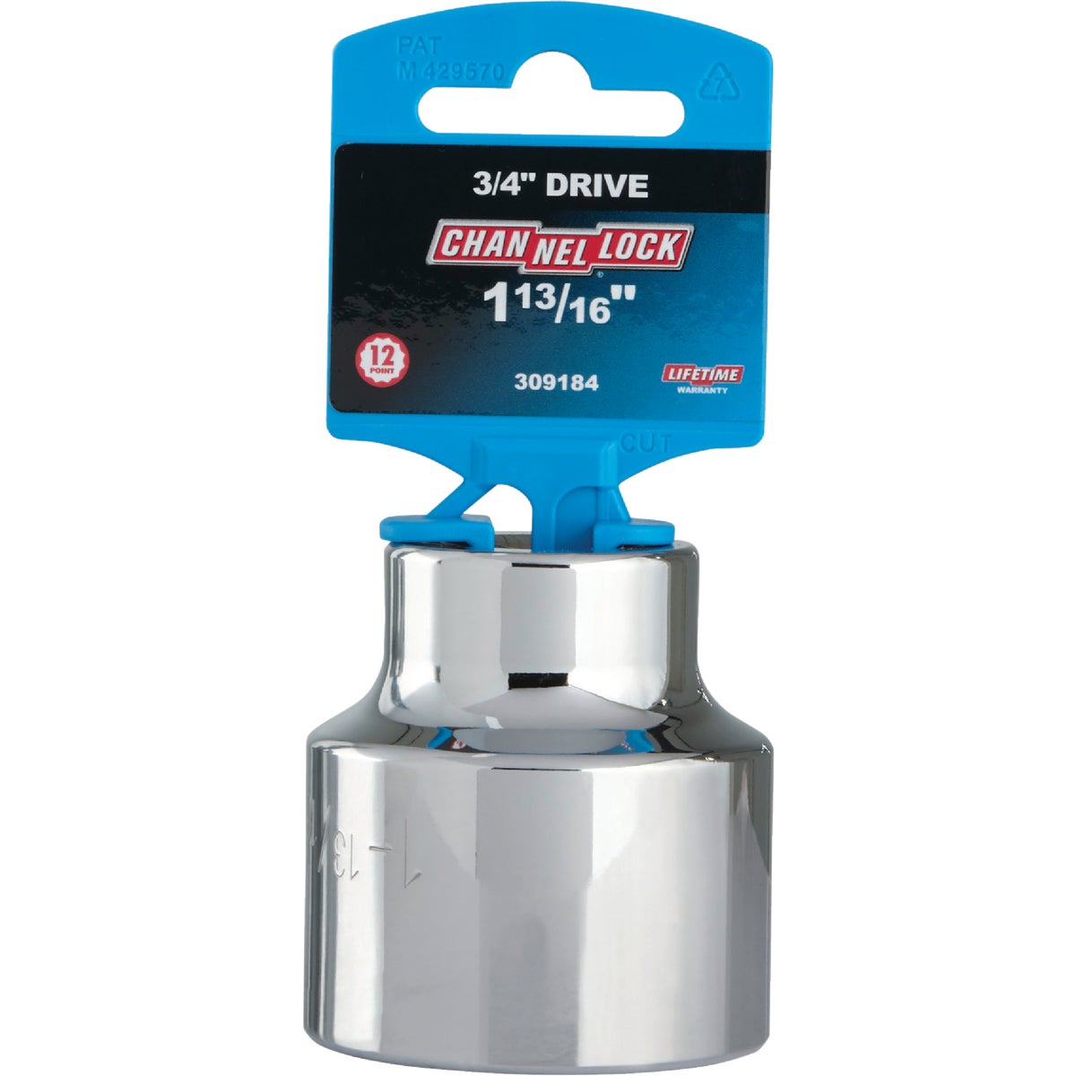 Channellock 3/4 In. Drive 1-13/16 In. 12-Point Shallow Standard Socket Image 2