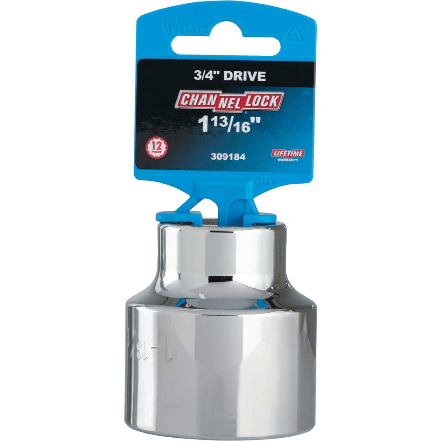 Channellock 3/4 In. Drive 1-13/16 In. 12-Point Shallow Standard Socket Image 2