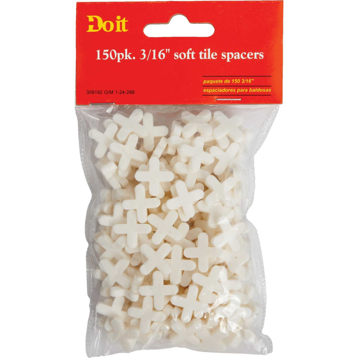 Do it 3/16 In. White Soft Tile Spacers (150-Pack) Image 1