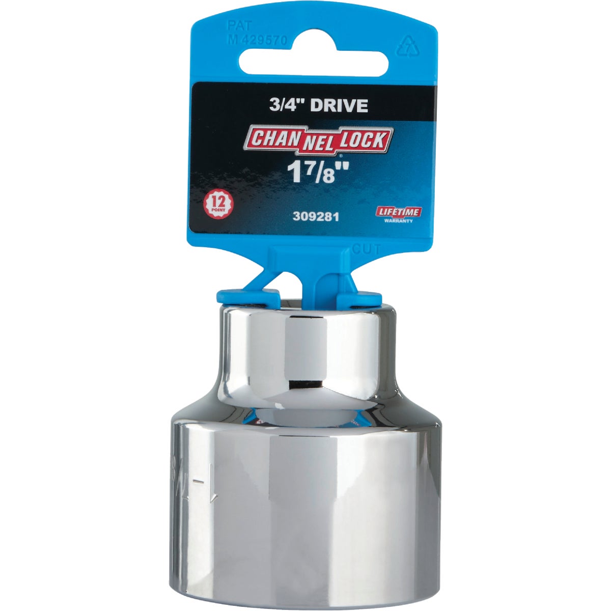 Channellock 3/4 In. Drive 1-7/8 In. 12-Point Shallow Standard Socket Image 2