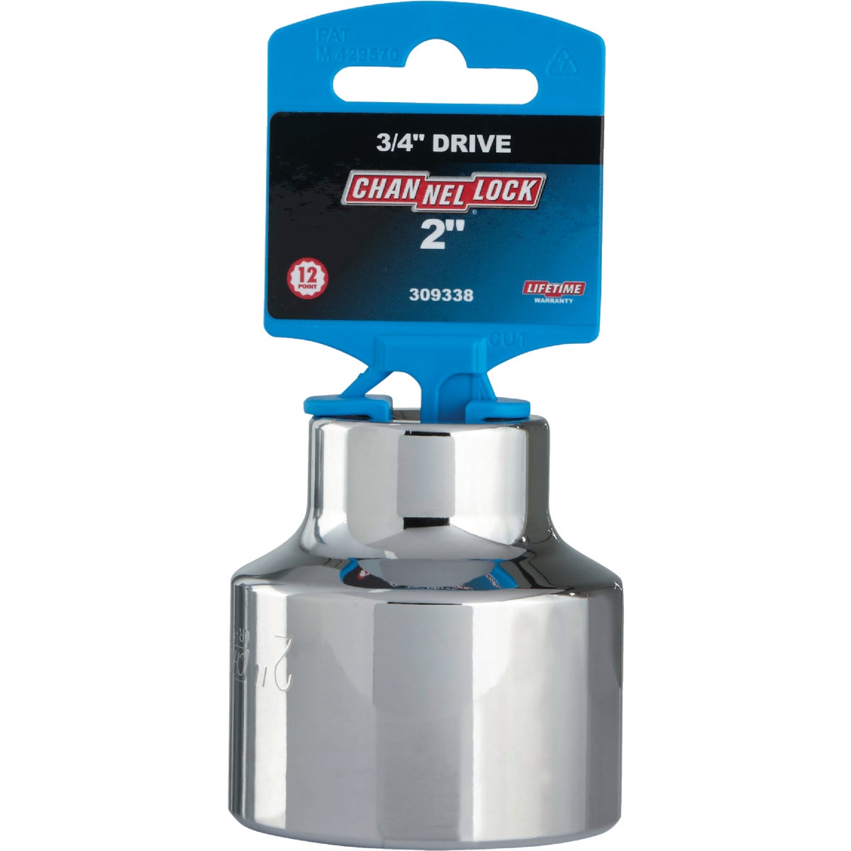 Channellock 3/4 In. Drive 2 In. 12-Point Shallow Standard Socket Image 2