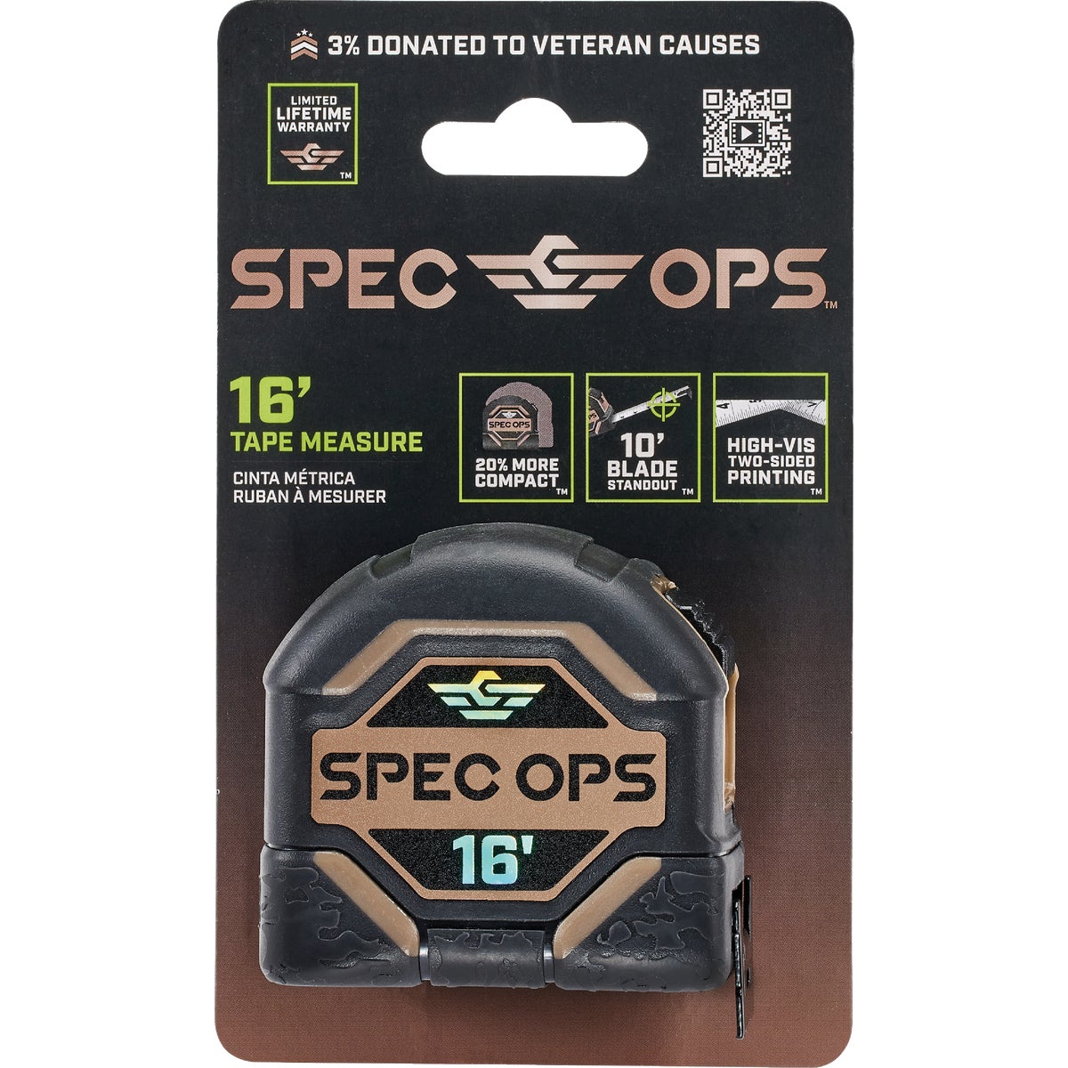 Spec Ops 16 Ft. Tape Measure Image 2