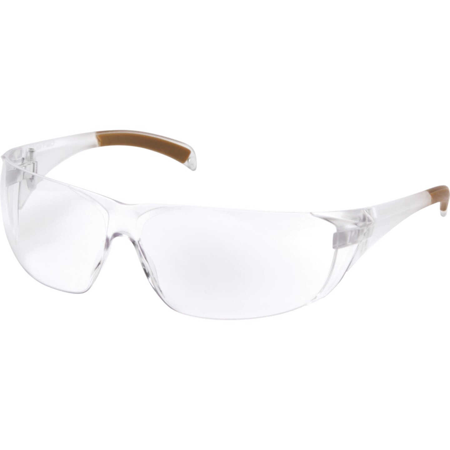 Carhartt Billings Clear Temple Safety Glasses with Clear Lenses Image 1