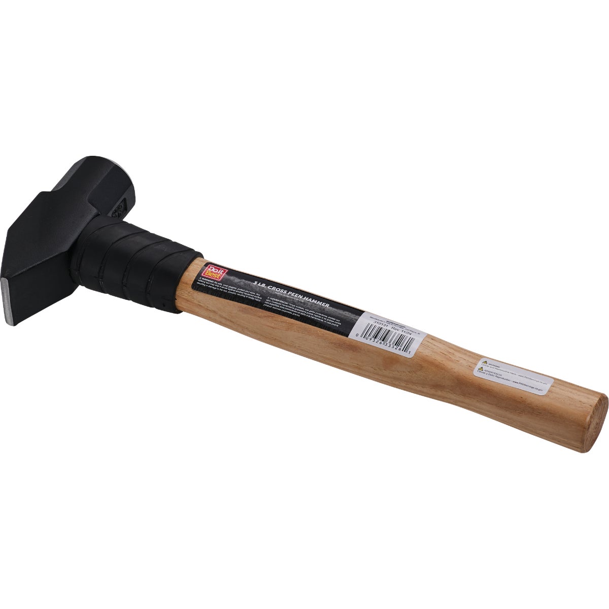 Do it Best 3 Lb. Steel Cross Peen Hammer with Hickory Handle Image 3
