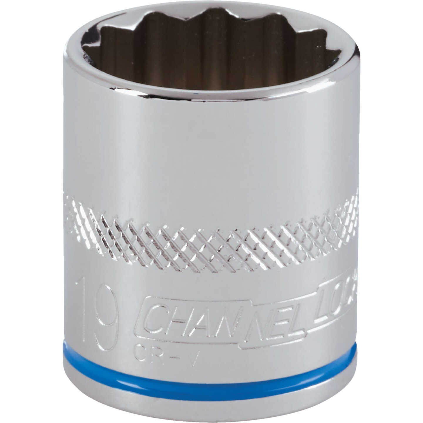 Channellock 3/8 In. Drive 19 mm 12-Point Shallow Metric Socket Image 1