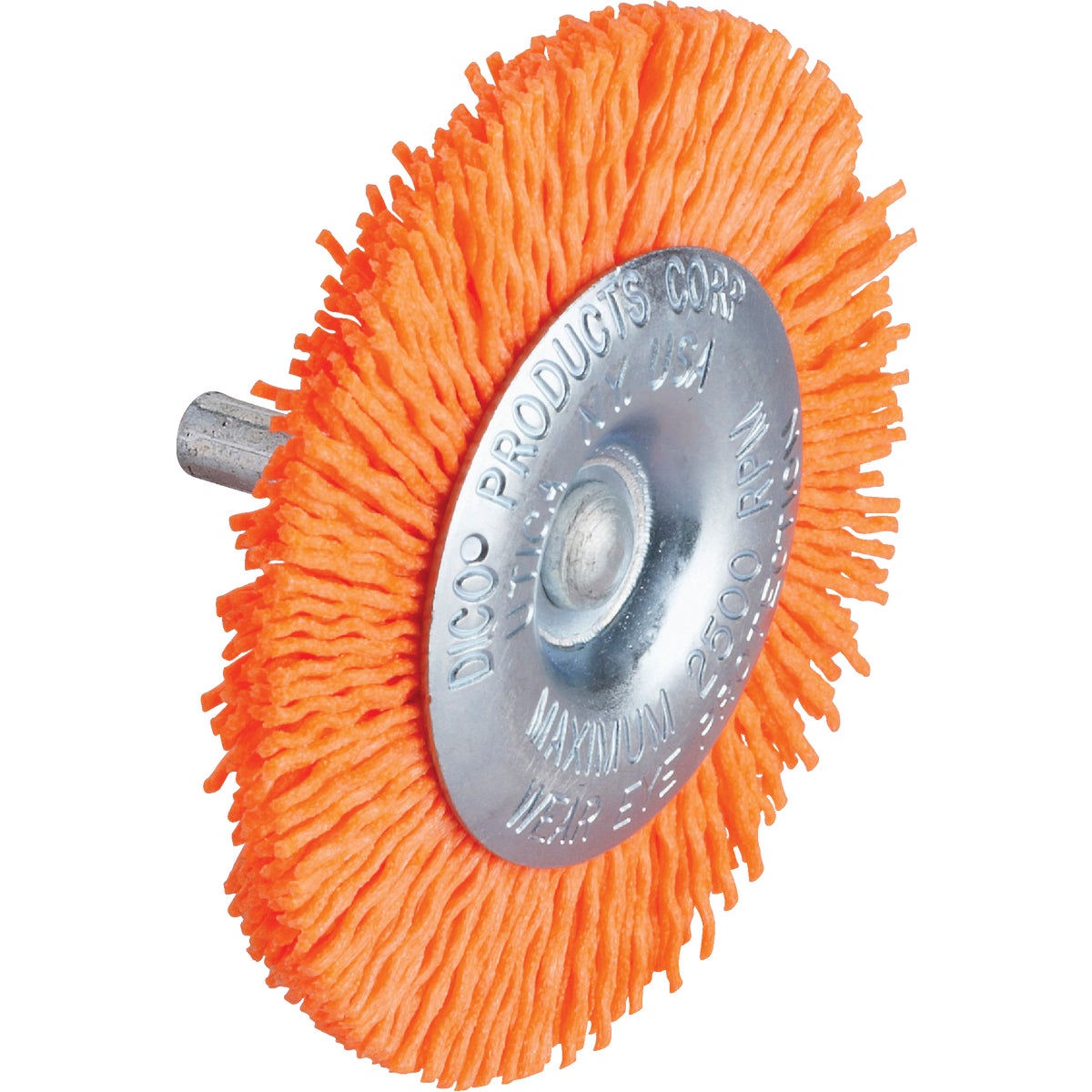 Dico Nyalox 3 In. Orange medium Drill-Mounted Brush