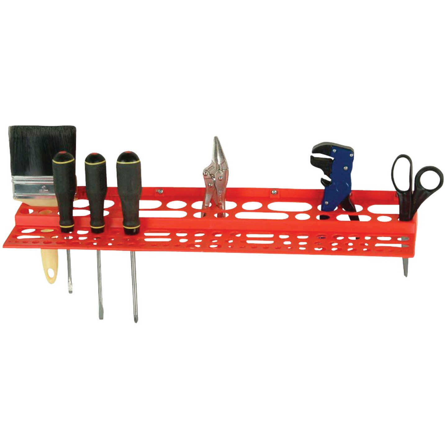 Quantum Storage Red Polypropylene Tool Rack Image 1