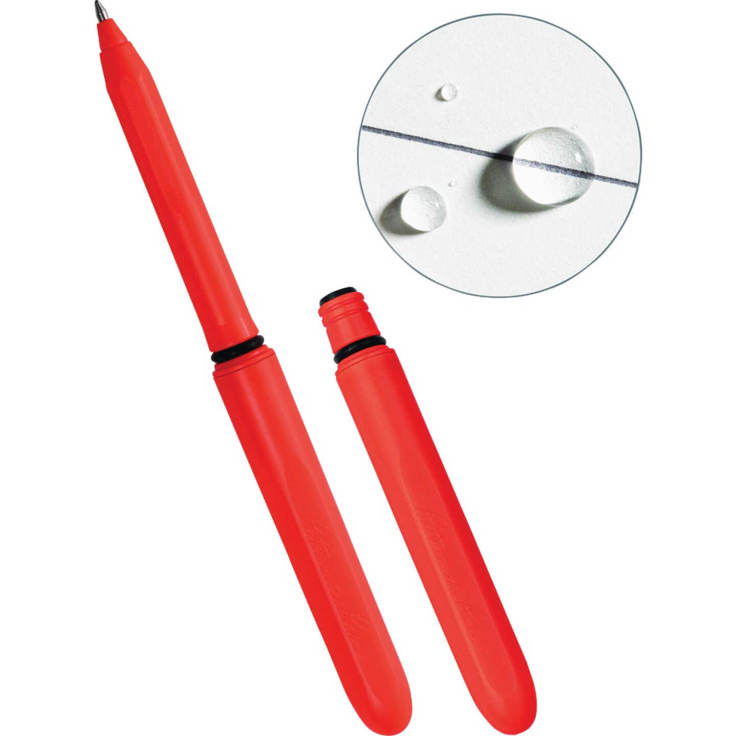 Rite in the Rain Orange All-Weather Pocket Pen, Black Ink (2-Pack) Image 1