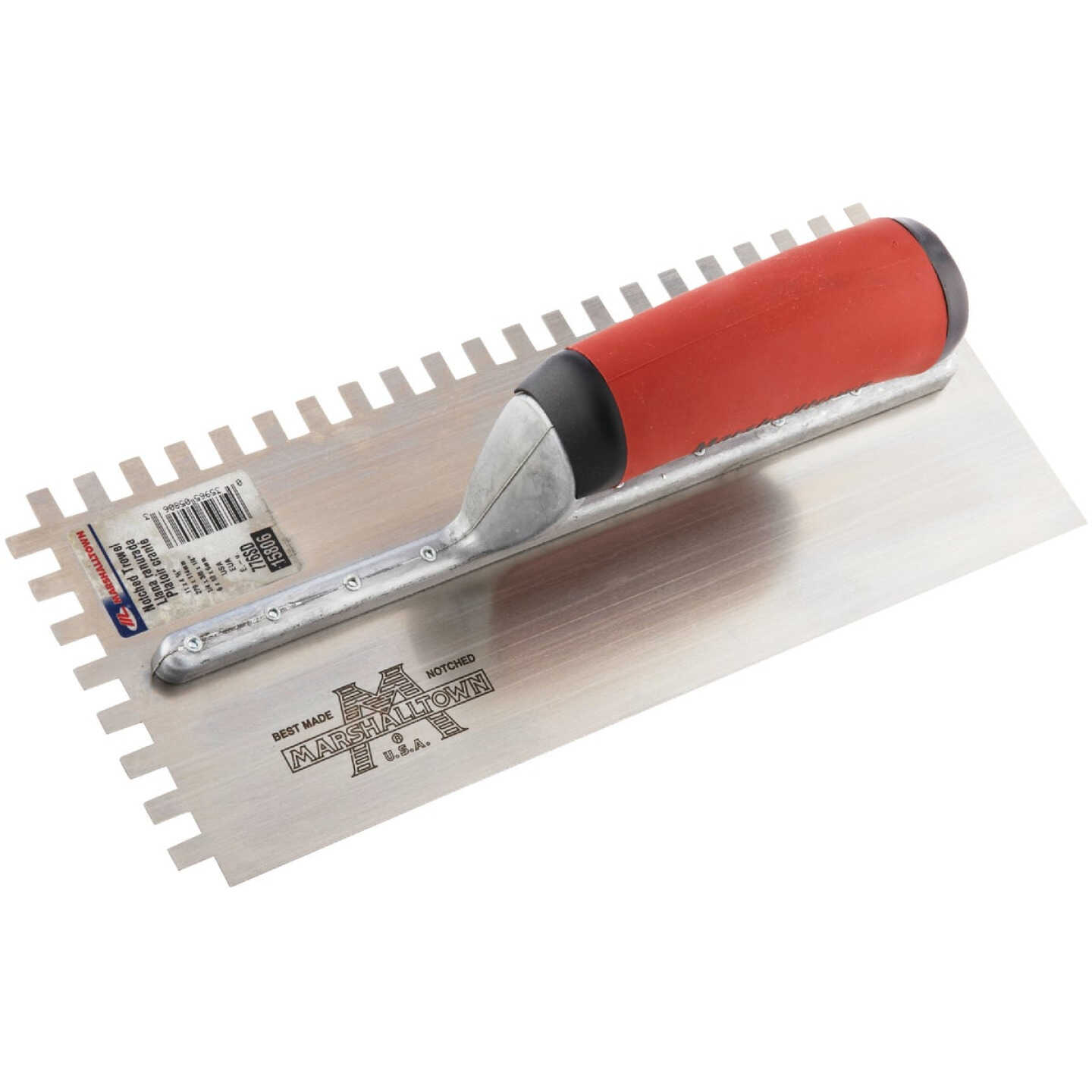 Marshalltown 1/4 In. x 3/8 In. Square Notched Trowel Image 1