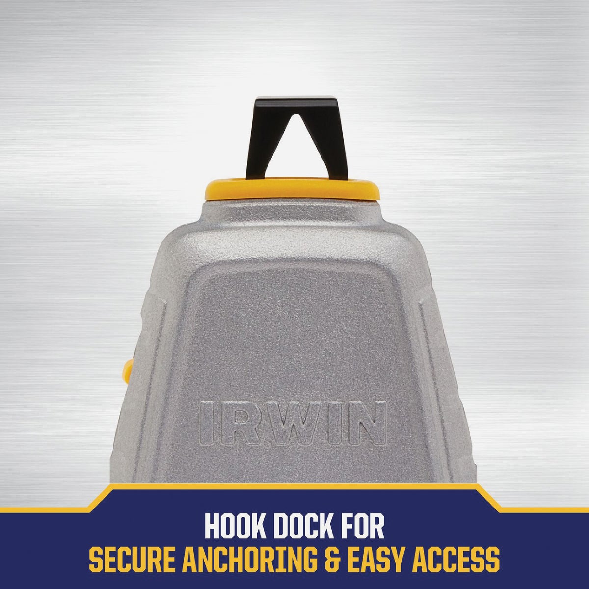 Irwin STRAIT-LINE 100 Ft. Classic Aluminum Chalk Line Reel Image 4