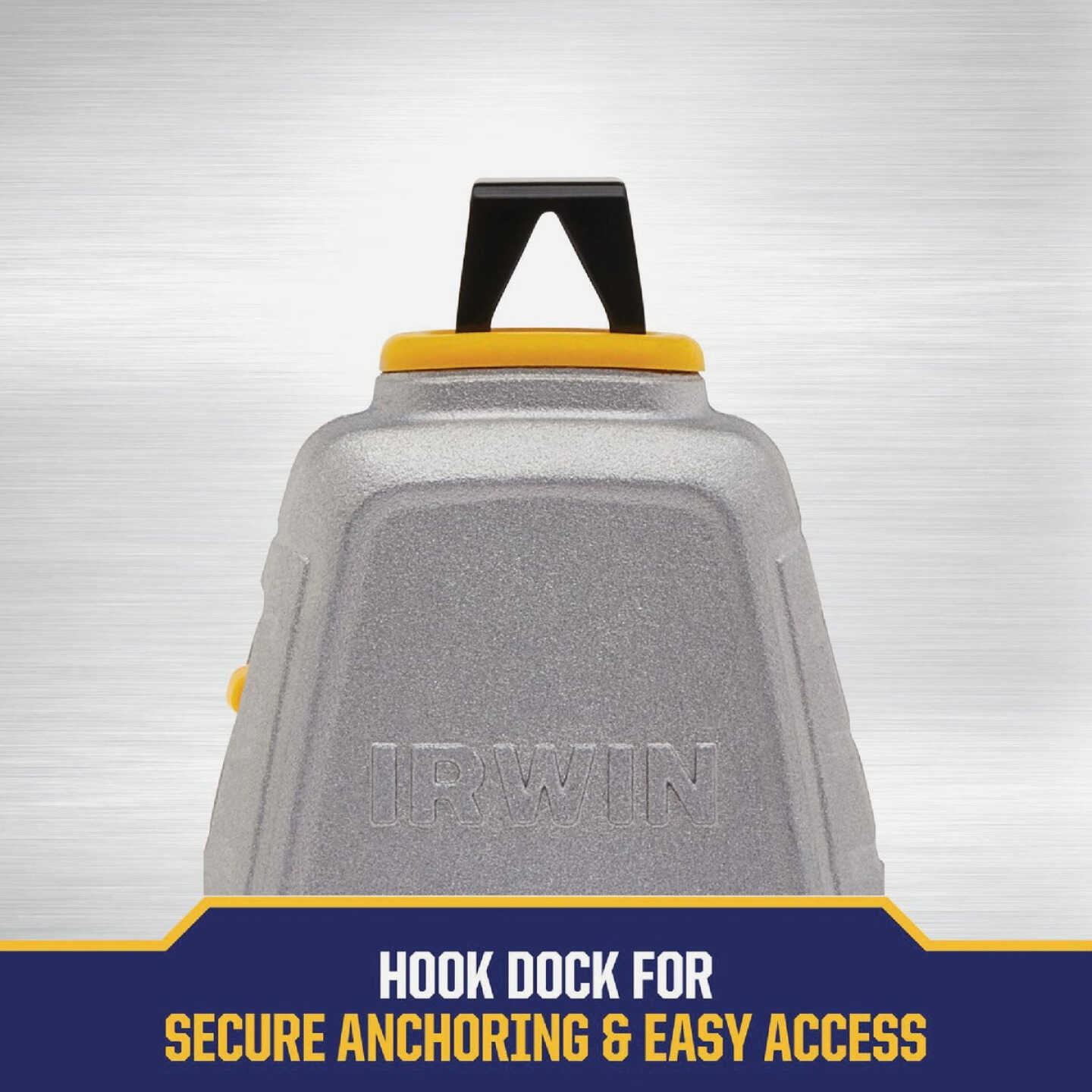 Irwin STRAIT-LINE 100 Ft. Classic Aluminum Chalk Line Reel Image 4