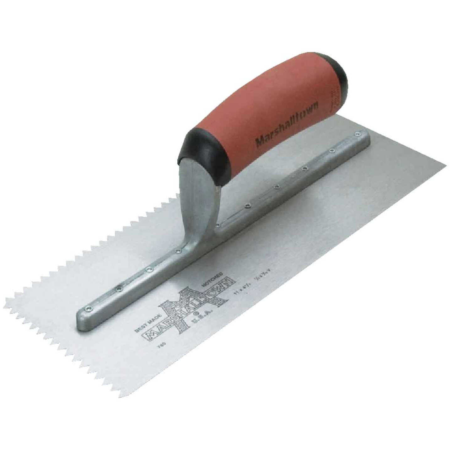 Marshalltown 3/16 In. V-Notched Trowel w/DuraSoft Handle Image 1