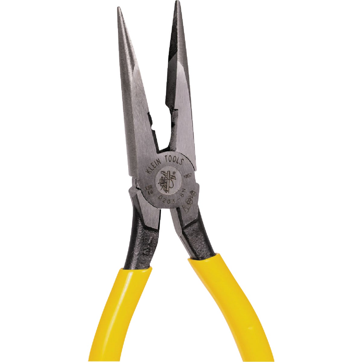 Klein 8 In. Heavy-Duty Long Nose Pliers Image 5