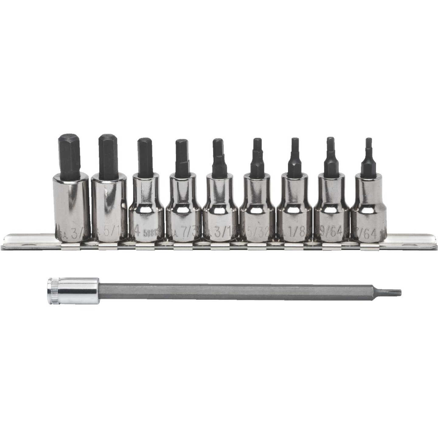 9PC HEX BIT SOCKET SET Image 2
