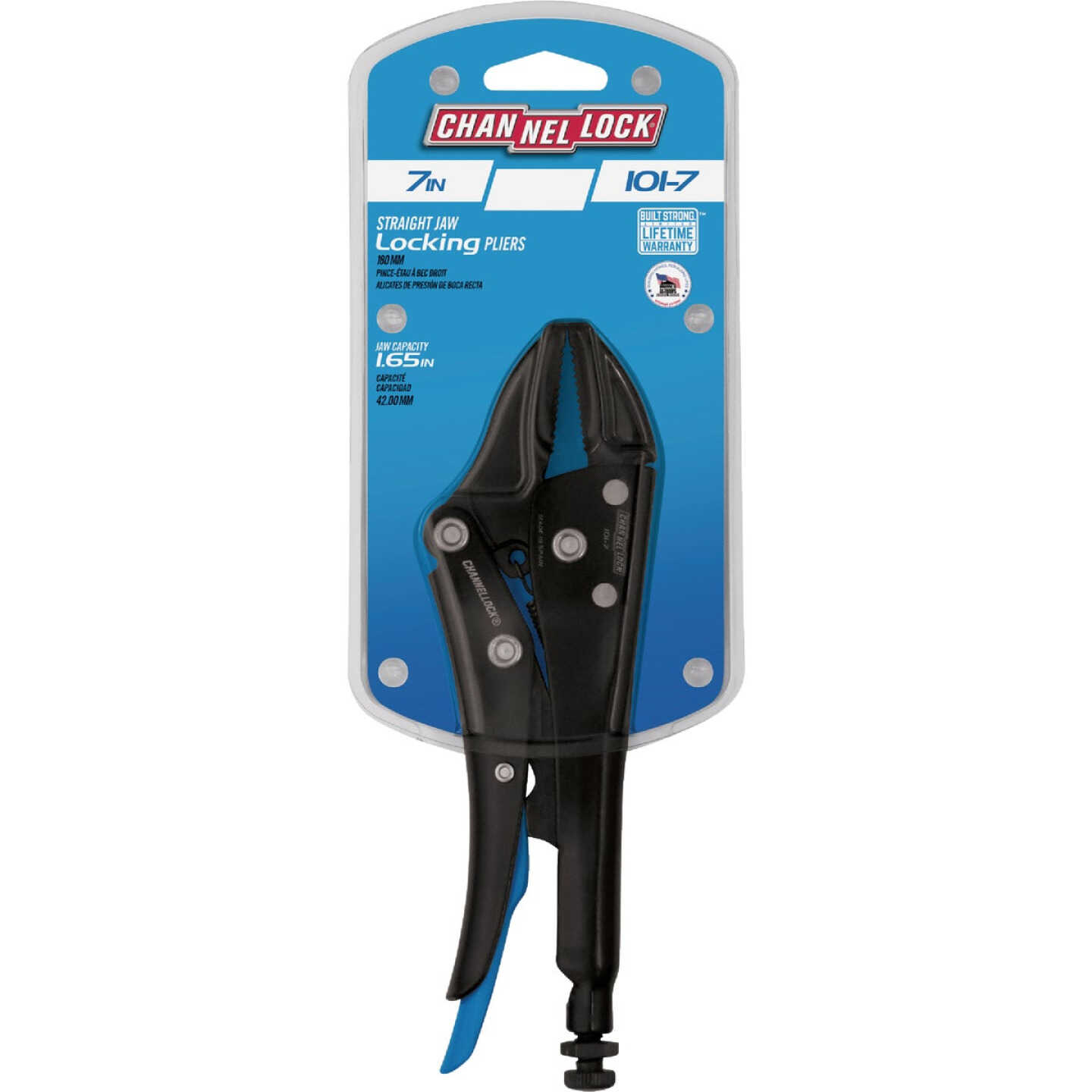 Channellock 7 In. Straight Jaw Locking Pliers Image 3