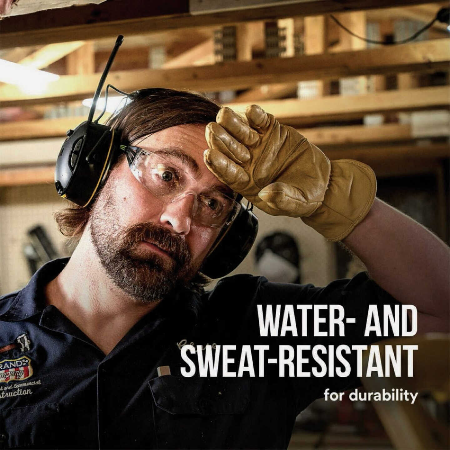 3M WorkTunes Connect + 26 dB AM/FM Wireless Bluetooth Earmuffs Image 2