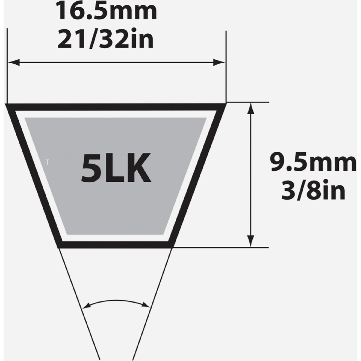 Mitsuboshi Super KB 5L Type, 5/8 In. x 69 In. Image 2