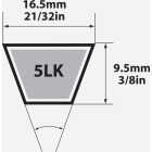 Mitsuboshi Super KB 5L Type, 5/8 In. x 69 In. Image 2