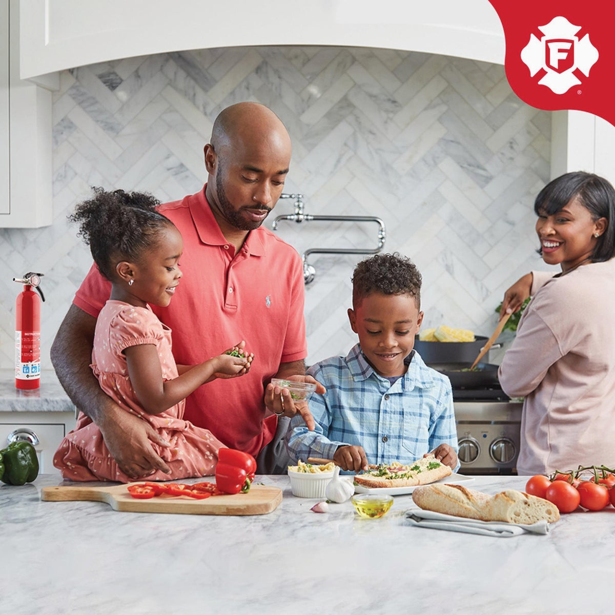 First Alert 1-A:10-B:C Rechargeable Home Fire Extinguisher Image 2