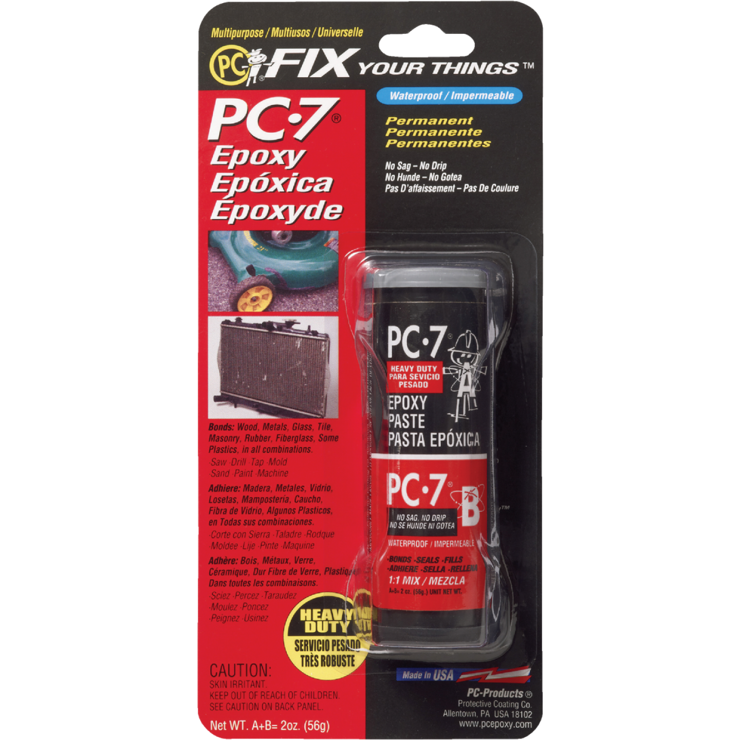 PC Fix PC-7 2 Oz. Multipurpose Epoxy Paste Image 1
