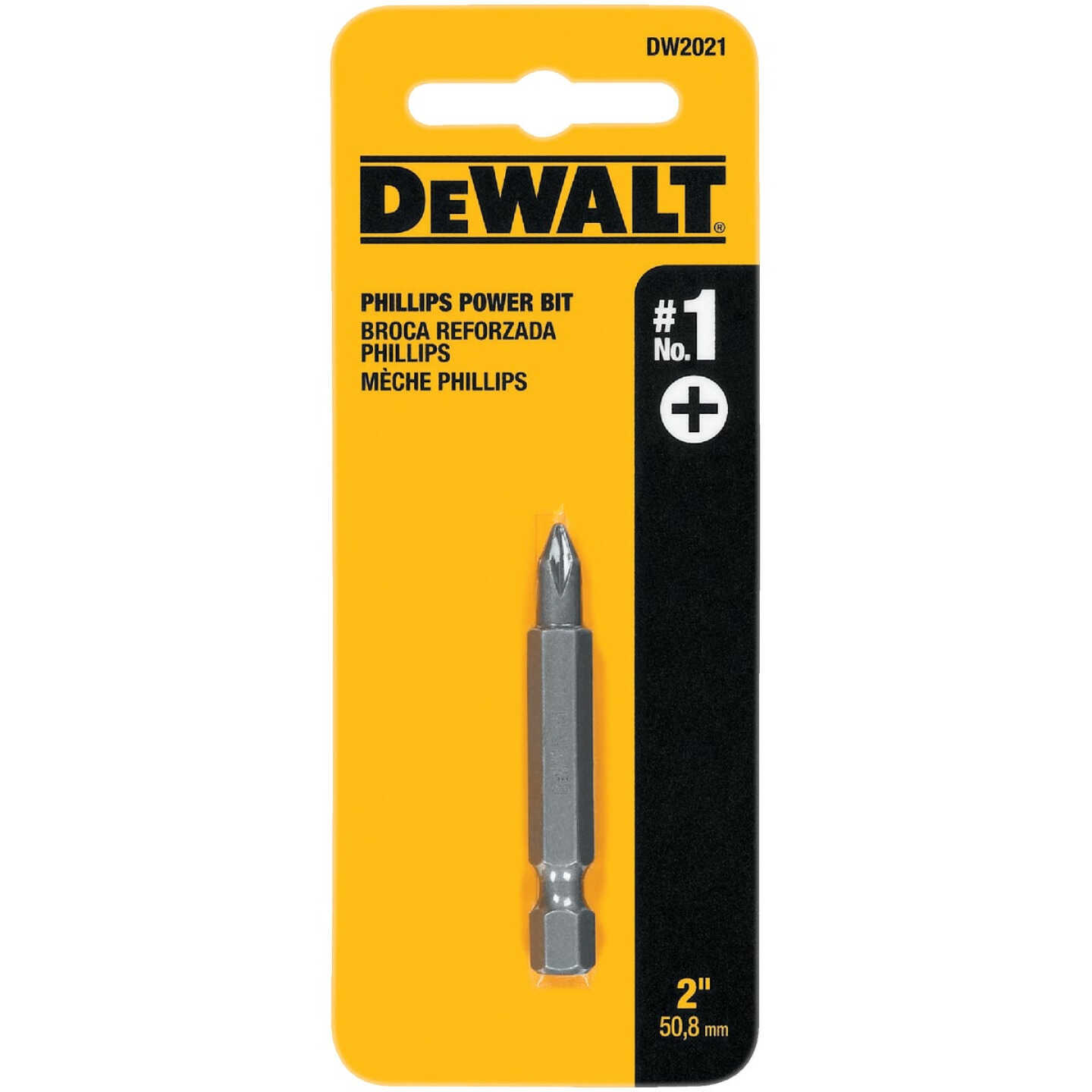 DEWALT Phillips #1 2 In. Power Screwdriver Bit Image 1