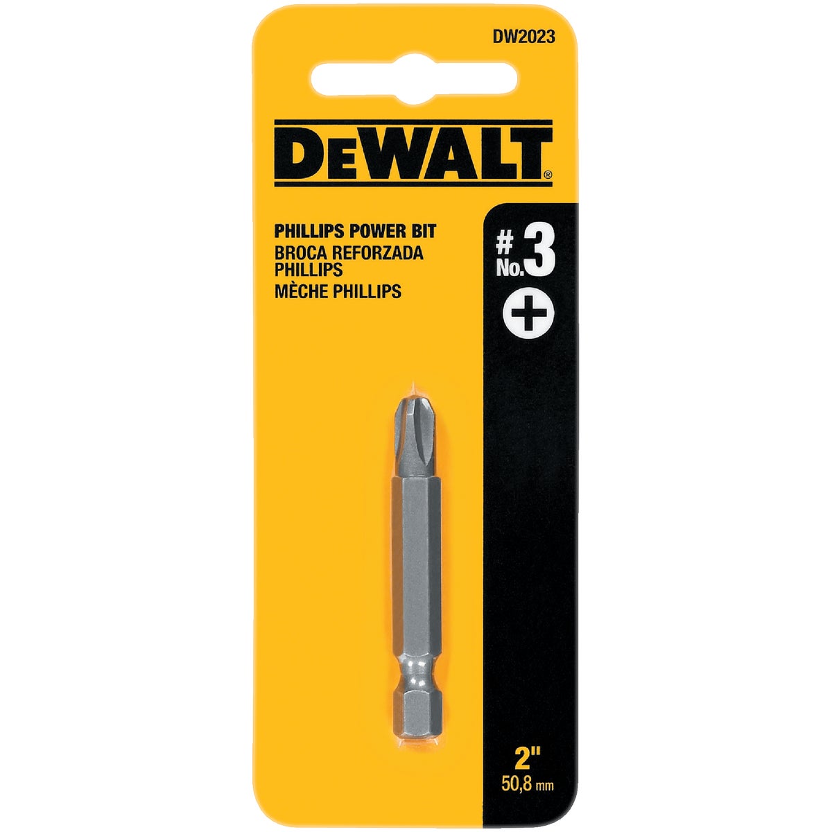 DEWALT Phillips #3 2 In. Power Screwdriver Bit Image 1
