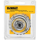 DEWALT 4 In. Knotted 0.020 In. Angle Grinder Wire Brush Image 1