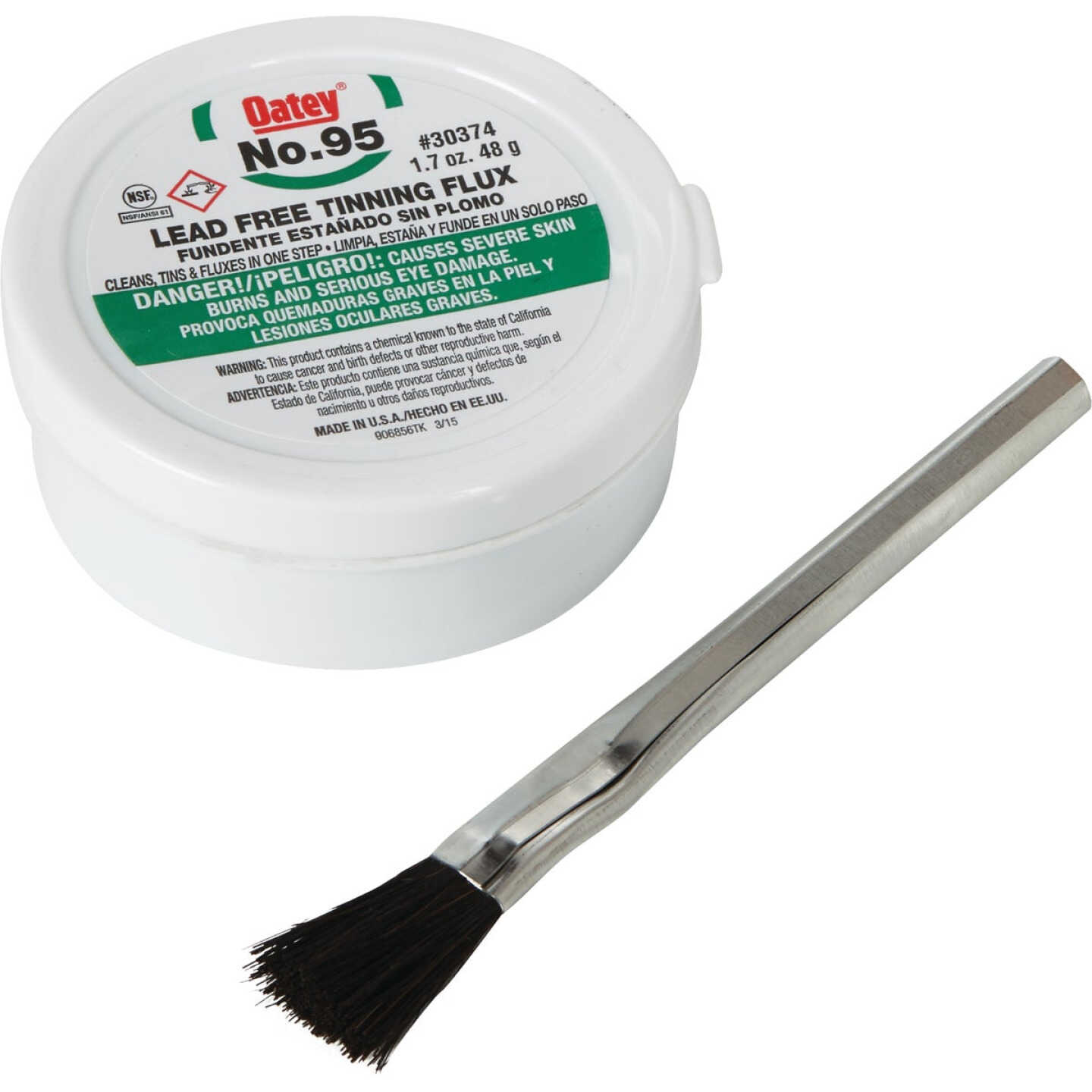 Do it Best No. 95 1.7 Oz. Lead-Free Tinning Flux with Brush, Powdered Image 2