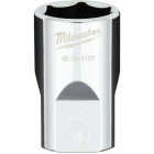 Milwaukee 1/2 In. Drive 11/16 In. 6-Point Shallow Standard Socket with FOUR FLAT Sides Image 1