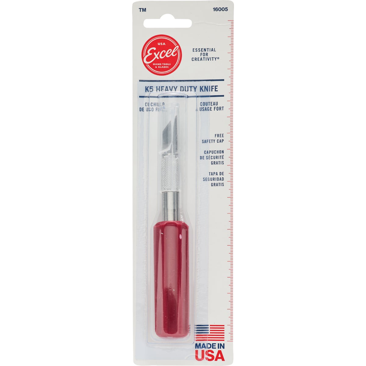 Excel Blades K5 Heavy Duty Plastic Hobby Knife Image 7