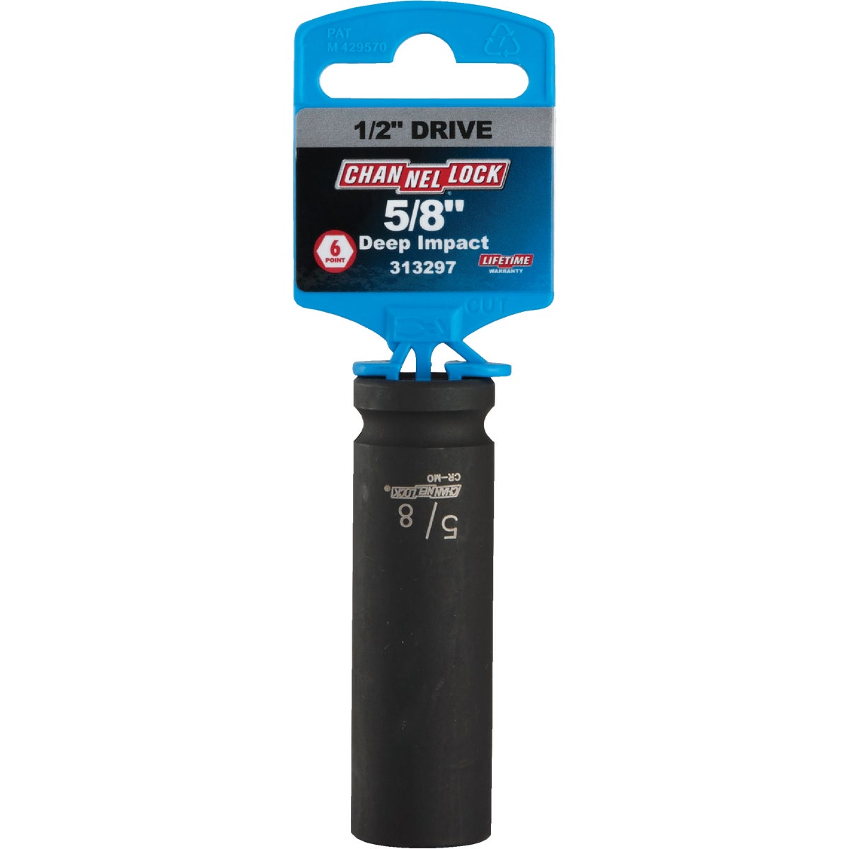 Channellock 1/2 In. Drive 5/8 In. 6-Point Deep Standard Impact Socket Image 2